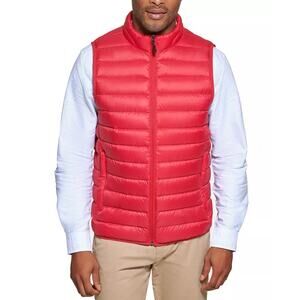 Club Room Men's Red Packable Puffer Vest - NEW
